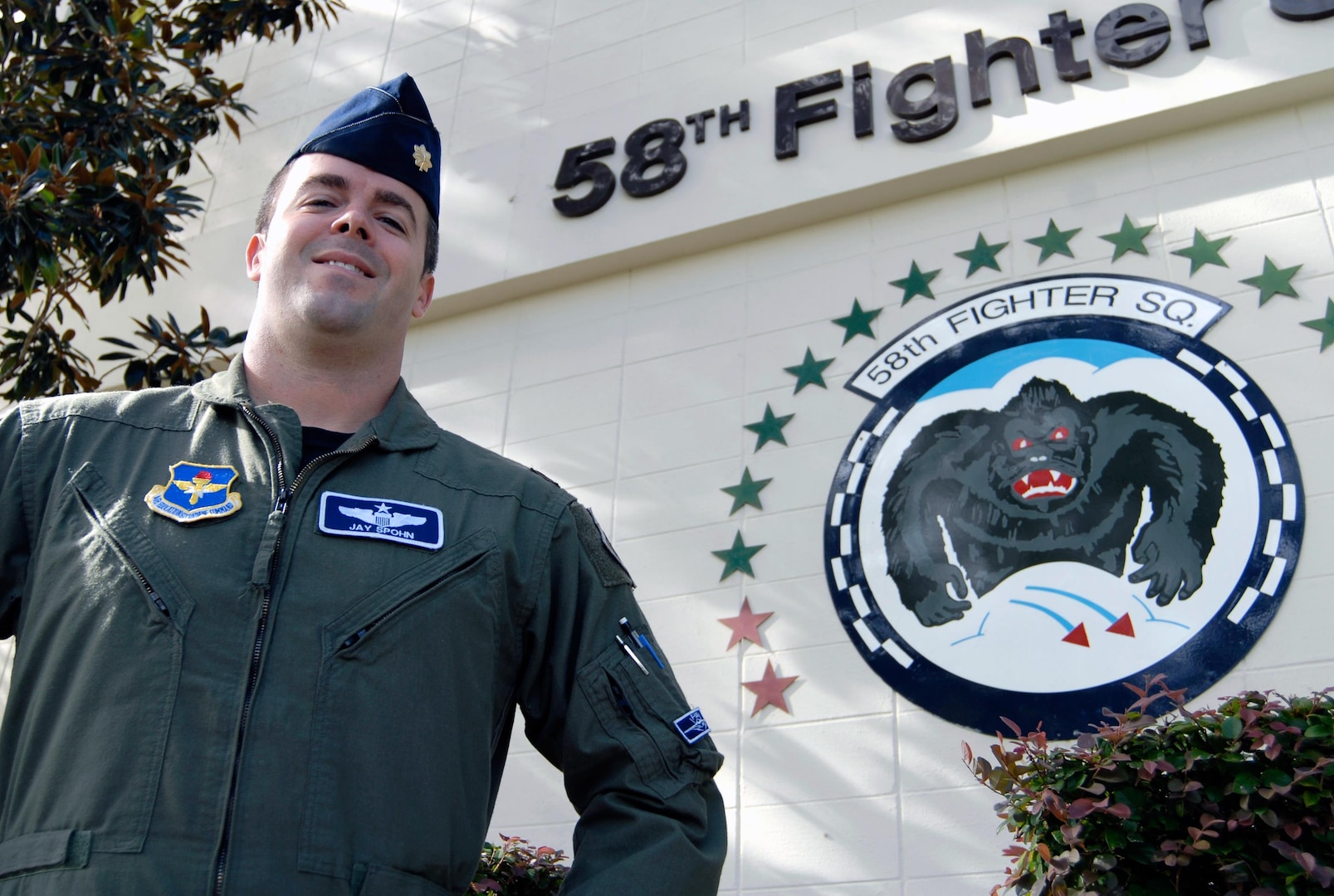 Maj. Jay Spohn of the Florida Air National Guard is the National Guard’s first F-35 pilot. He arrived at the 58th Fighter Squadron at Eglin Air Force Base this summer, and said he is ready to begin training and honing the skills it will take to master the F-35 Lighting II Joint Strike Fighter.