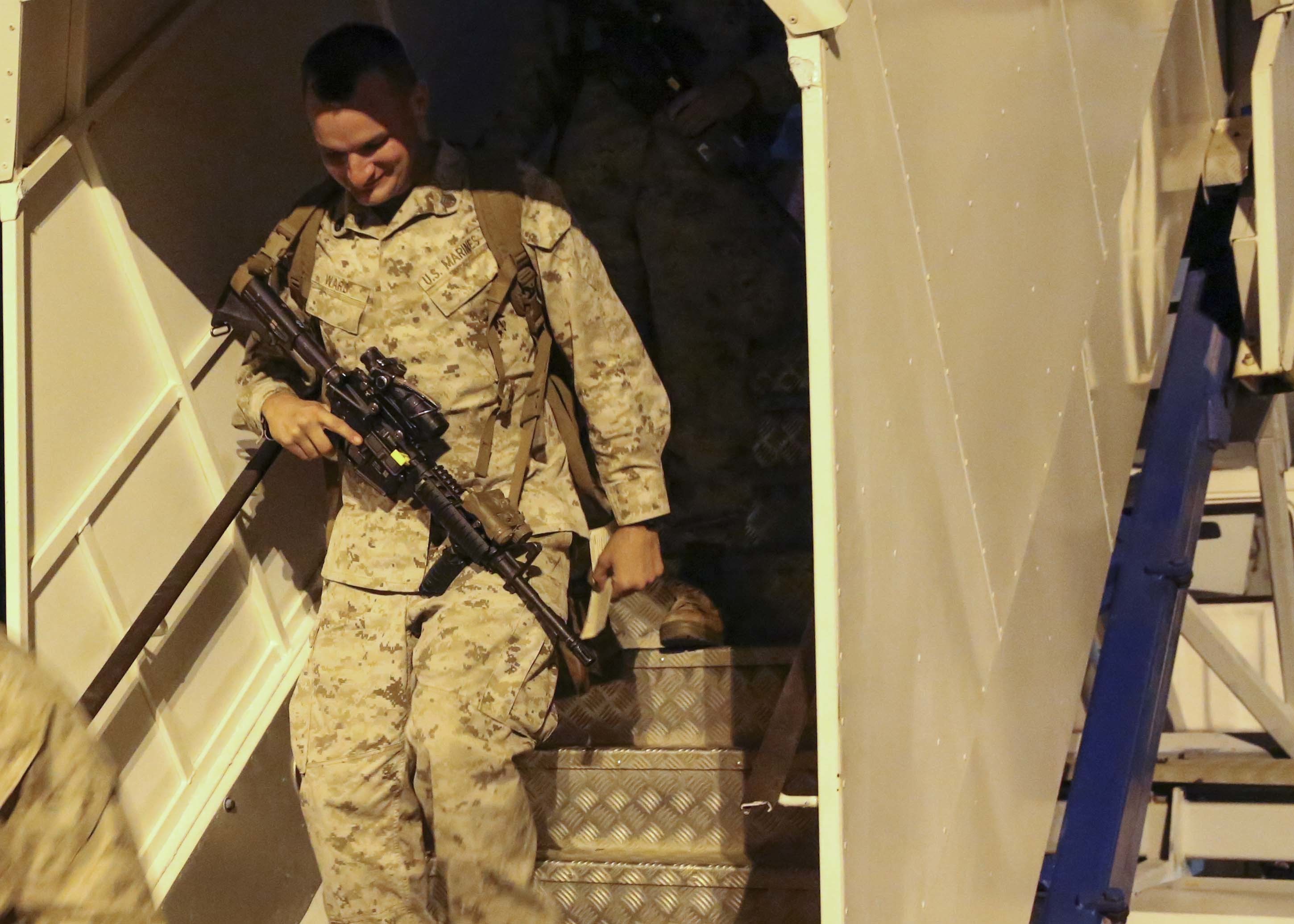 1st Battalion, 4th Marines arrival announces beginning of Marine