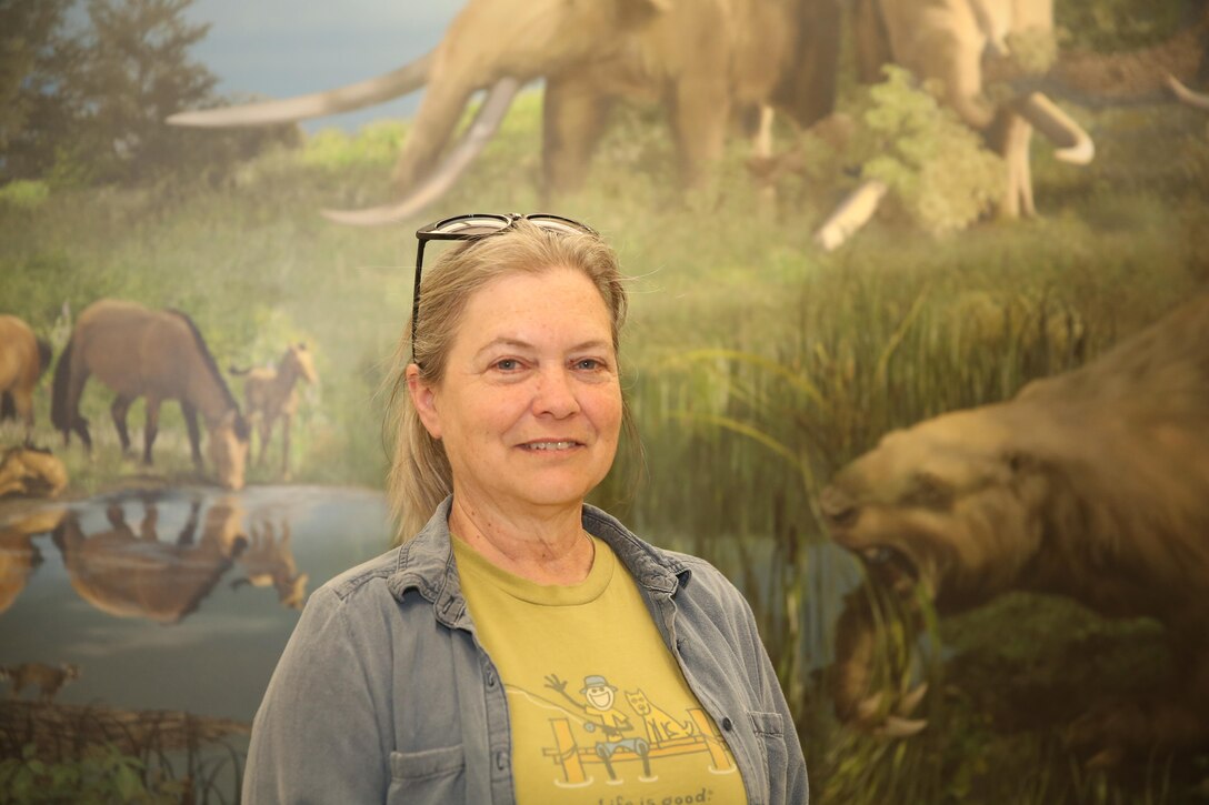 Keck has been working in the Combat Center’s Archaeology and Paleontology Curation Center since Jan. 26 and finds interest in the Combat Center’s history.