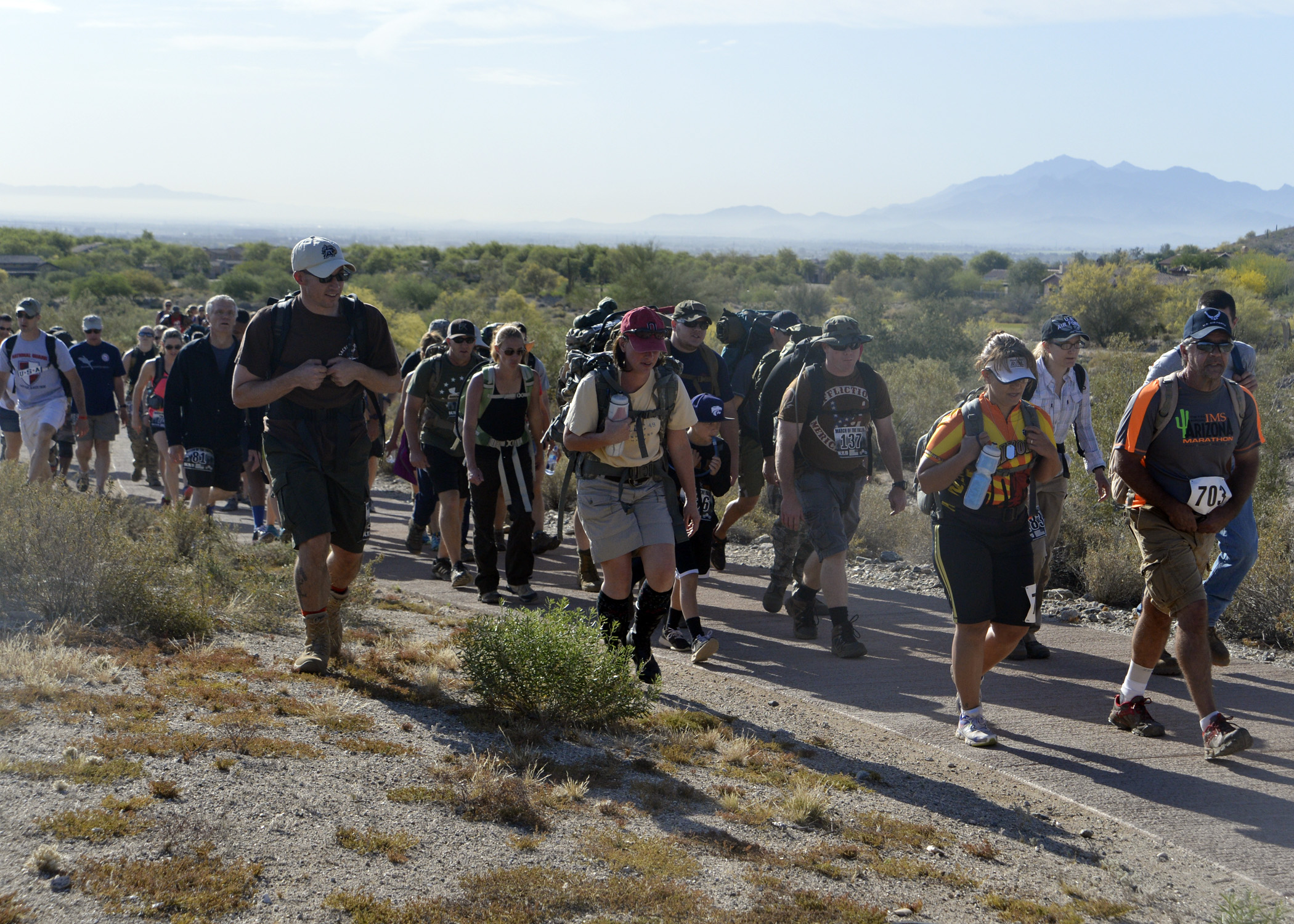 Ruck march honors fallen > Luke Air Force Base > Article Display
