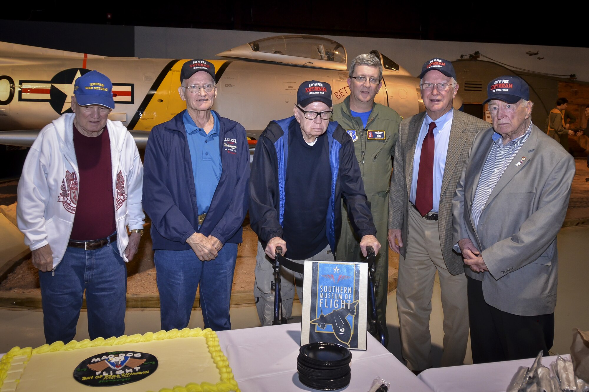 The Southern Museum of Flight hosts a reception to honor survivors and family members of the Bay of Pigs invasion. (U.S. Air National Guard photo by: Senior Master Sgt. Ken Johnson/Released)