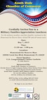 The South Dade Chamber of Commerce cordially invites you to a “Military Families Appreciation Luncheon” for the military members and their families stationed at Homestead Air Reserve Base on May 7.