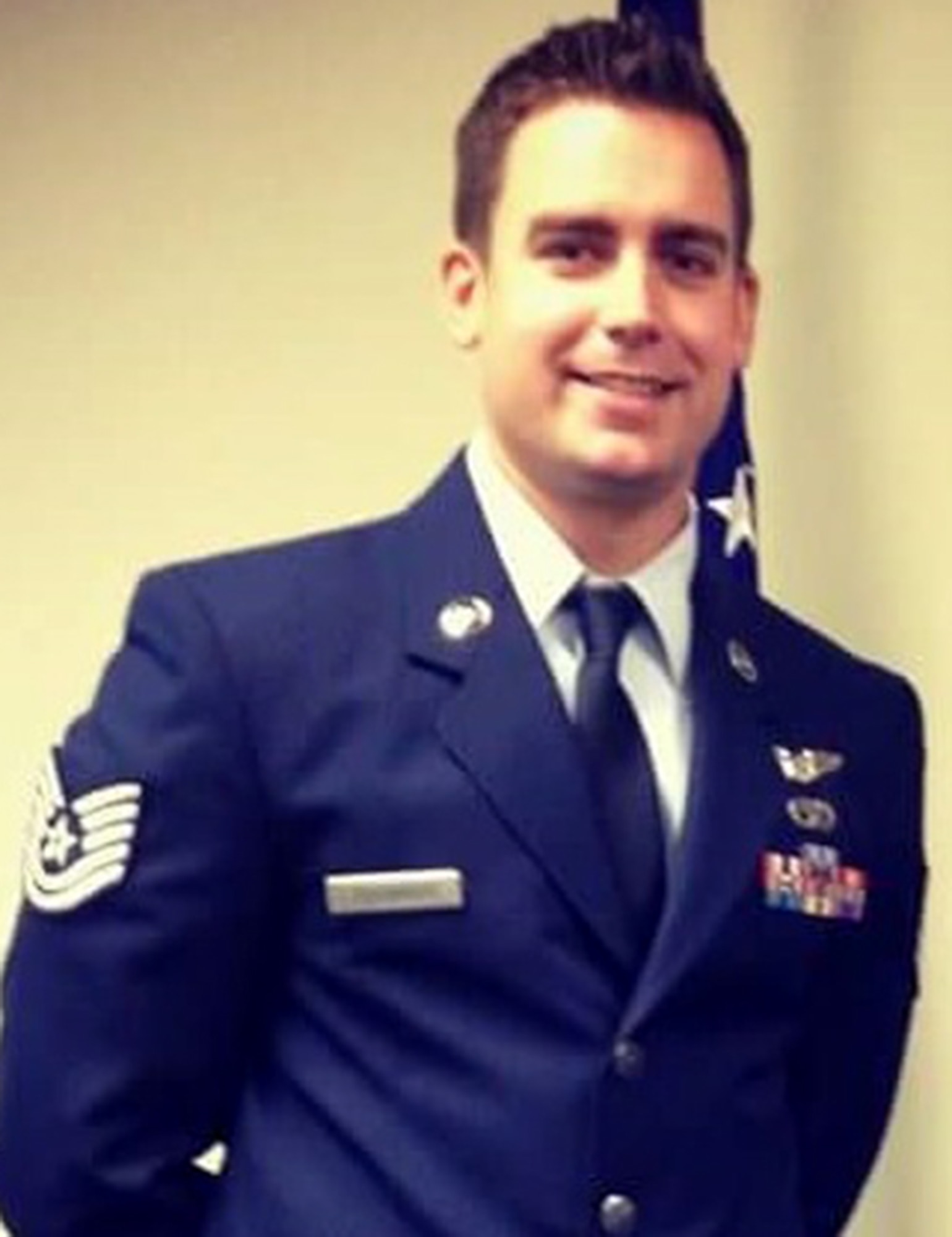 Tech Sgt. Michael Johannsen, a remotely piloted vehicle senor operator with the 91st Attack Squadron, Creech Air Force Base, Nevada, was killed in an auto accident near Indian Springs April 19. According to Nevada Highway Patrol reports, Johannsen's vehicle was struck head-on by a driver approaching in the wrong lane. The driver of the other vehicle was also killed. (Courtesy photo)