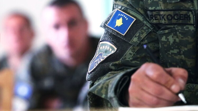 Approximately 65 Kosovo Security Force members and nine U.S. Marines discussed command-and-control, the combat operations center and company-level tactical planning at Camp Adem Jashari in Pristina, Kosovo, April 14-24, 2015. The workshops ended with applying the information gained from the discussions into a practical application Command Post Exercise scenario.
