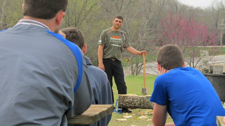More than 490 8th Graders from Twin Rivers, Sacred Heart and Poplar Bluff School District participated in seven sessions surrounding the Earth Day Celebration at Wappapello Lake.