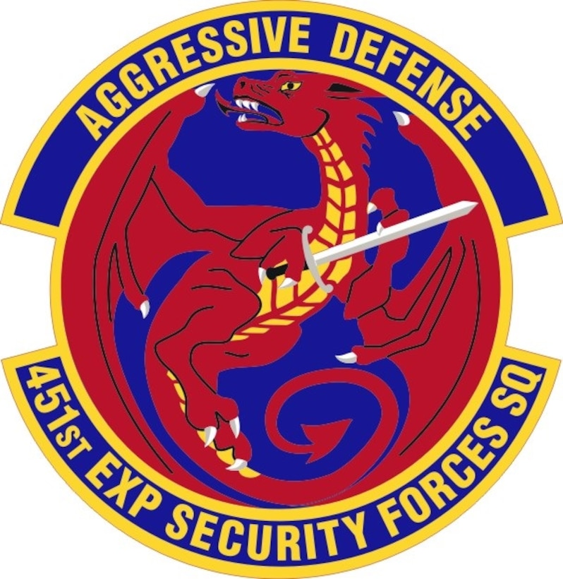 451st Expeditionary Security Forces Squadron Emblem