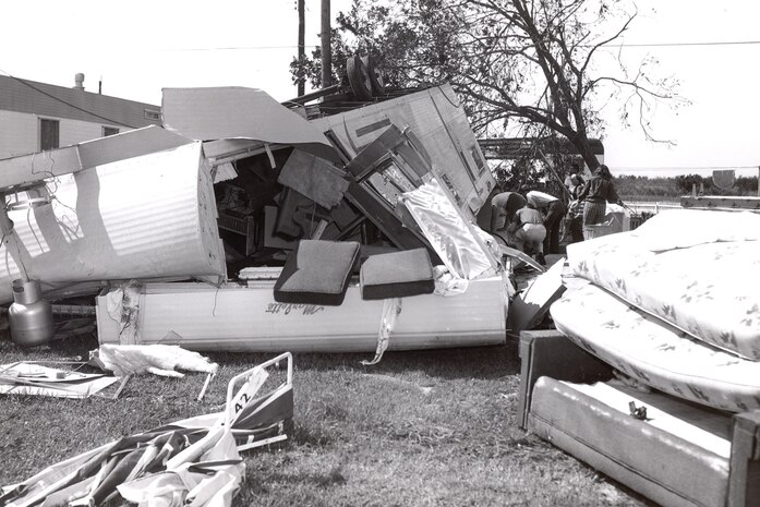 Hurricane Gracie hit Parris Island in September 1959.