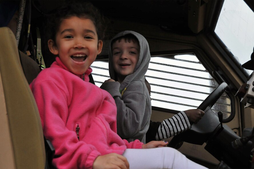 "The New Jersey Discovery School toured the U.S. Air Force Expeditionary Center and visited with Airmen on Joint Base McGuire-Dix-Lakehurst, NJ on 17 April 2015."