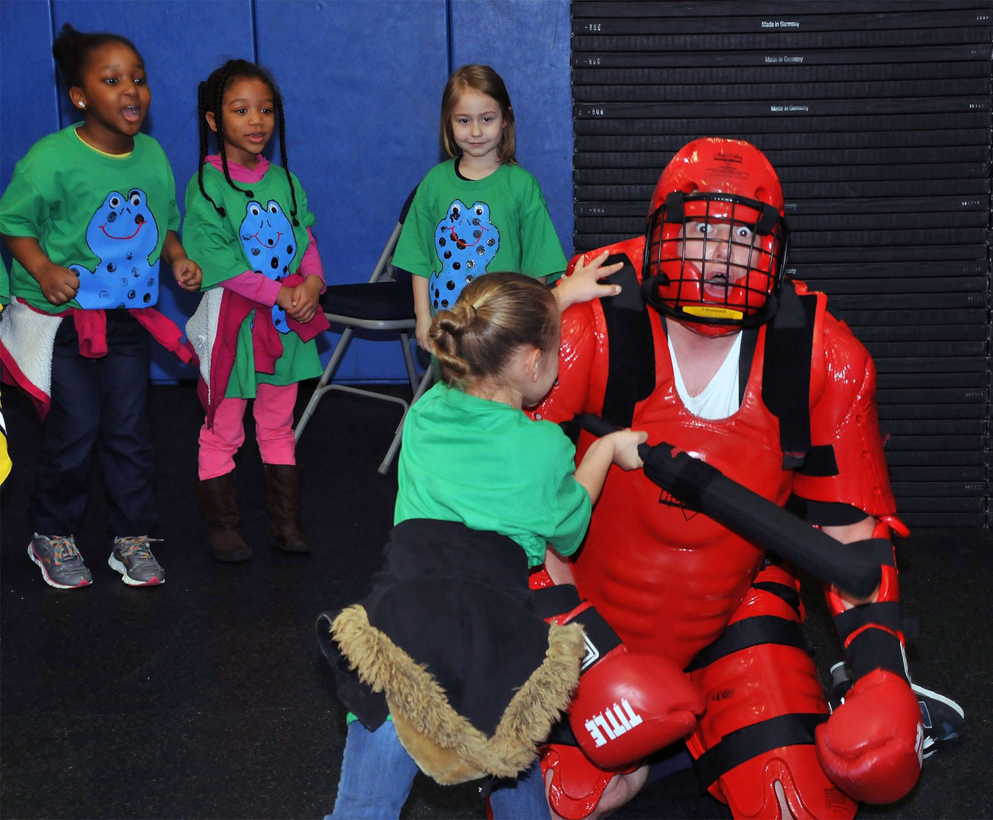 "The New Jersey Discovery School toured the U.S. Air Force Expeditionary Center and visited with Airmen on Joint Base McGuire-Dix-Lakehurst, NJ on 17 April 2015."
