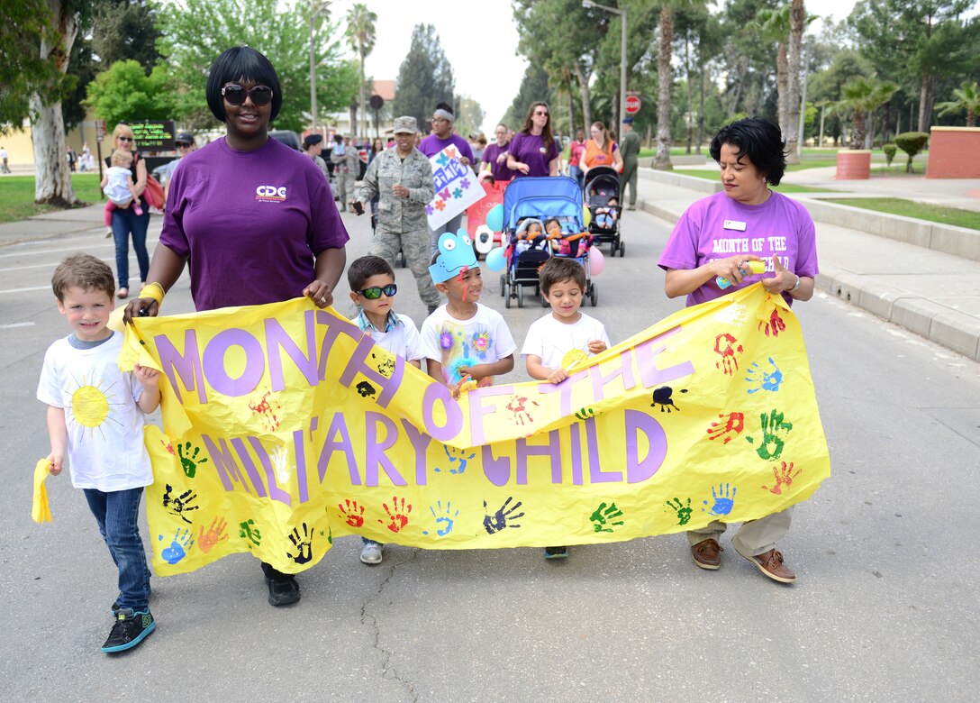 Turkish and American children participated in a Month of the Military Child parade at the Incirlik Child Development Center April 17, 2015, at Incirlik Air Base, Turkey. April is the month dedicated to the sacrifices and service of military children. (U.S. Air Force photo by Staff Sgt. Eboni Reams/Released)