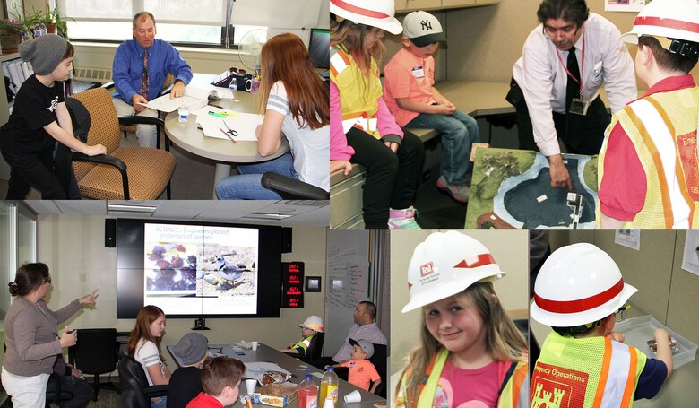 Children of all ages joined their parents in the North Atlantic Division workplace during "Bring Your Child to Work Day," an annual event in celebration of the national "Take Our Daughters and Sons to Work Day." 