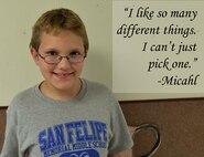 The U.S. Department of Defense has designated April as the Month of the Military Child. The intent is to recognize the enduring support military children give to their parents through moves, deployments, and long days at work; and to honor the unique contributions and sacrifices military children make on behalf of America. (U.S. Air Force photo by Joel Langton)
