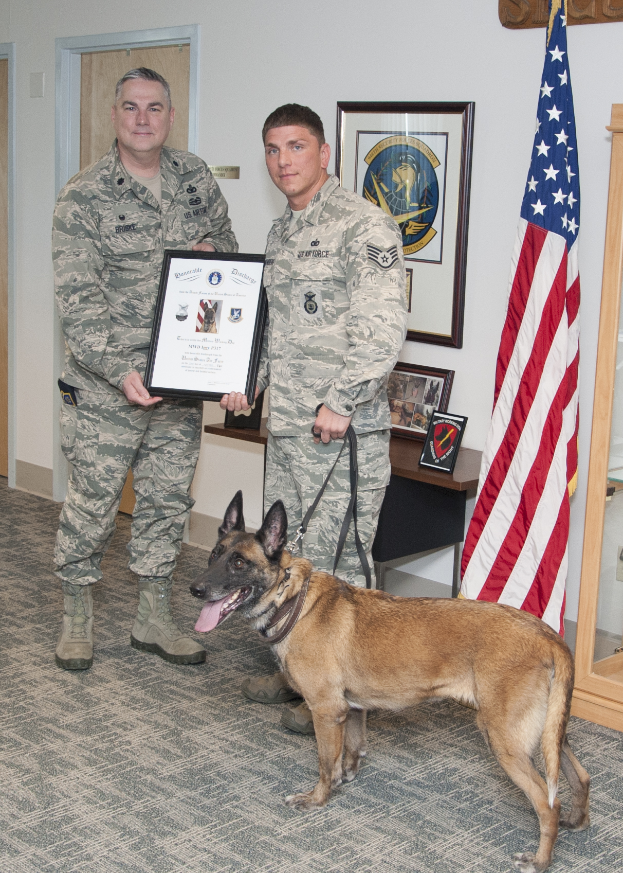 MWD retires to former Team Dover handler