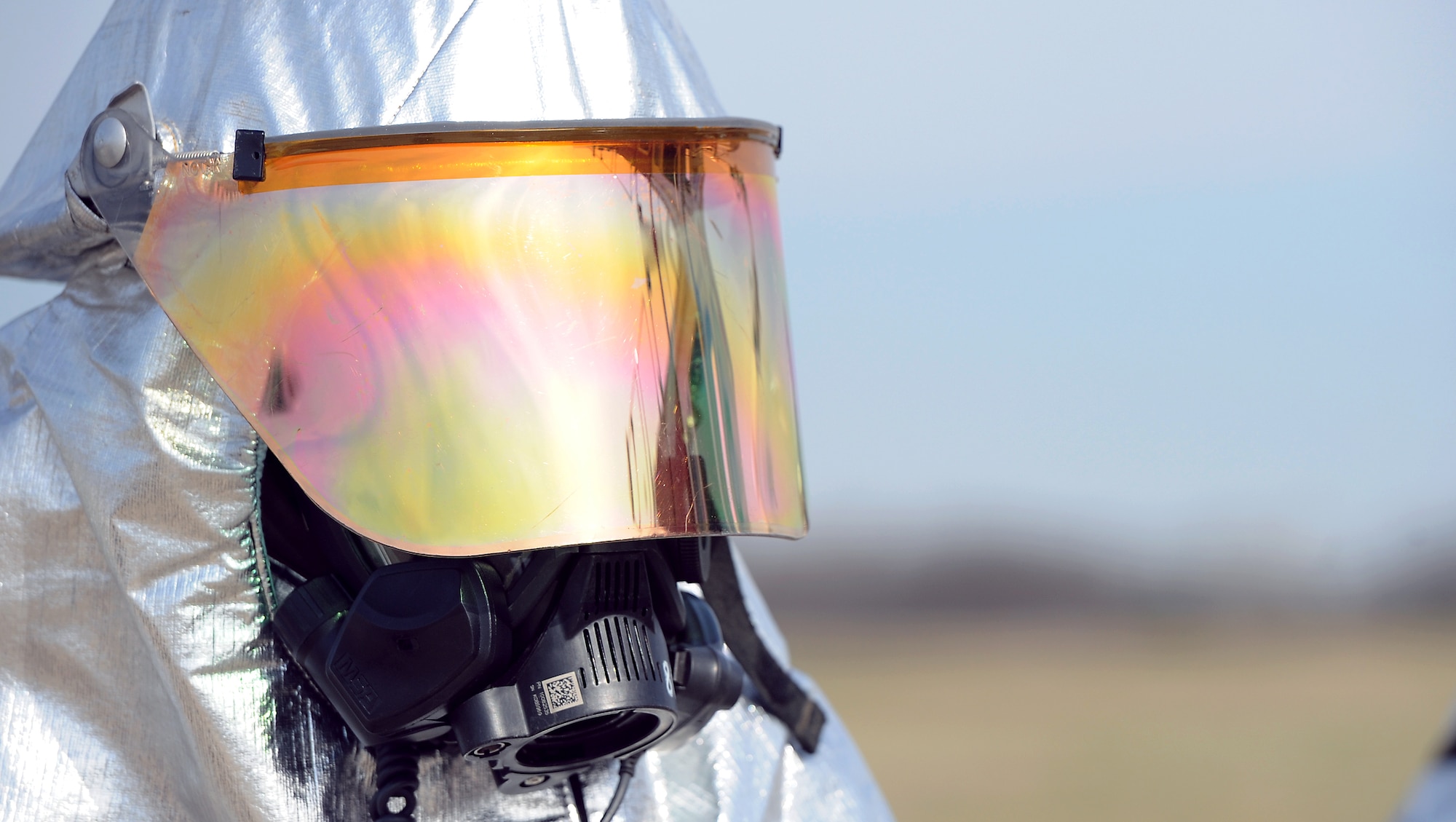 Firefighters of the 509th Civil Engineer Squadron at Whiteman Air Force Base, Mo. April 2, 2015. The exercise is held monthly to ensure Airmen are familiar with fire procedures (U.S. Air Force photo by Airman 1st Class Jovan Banks/Released)