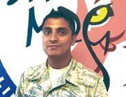 Senior Airman Gopal Pudasaini, an aerospace medical technician with Kirtland’s 377th Medical Group