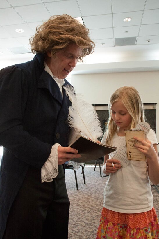 On April 26, 2015, the Marine Chamber Orchestra performed the Young People’s Concert: Music History Mystery at the Rachel M. Schlesinger Concert Hall and Arts Center in Alexandria, Va. (U.S. Marine Corps photo by Staff Sgt. Rachel Ghadiali/released)