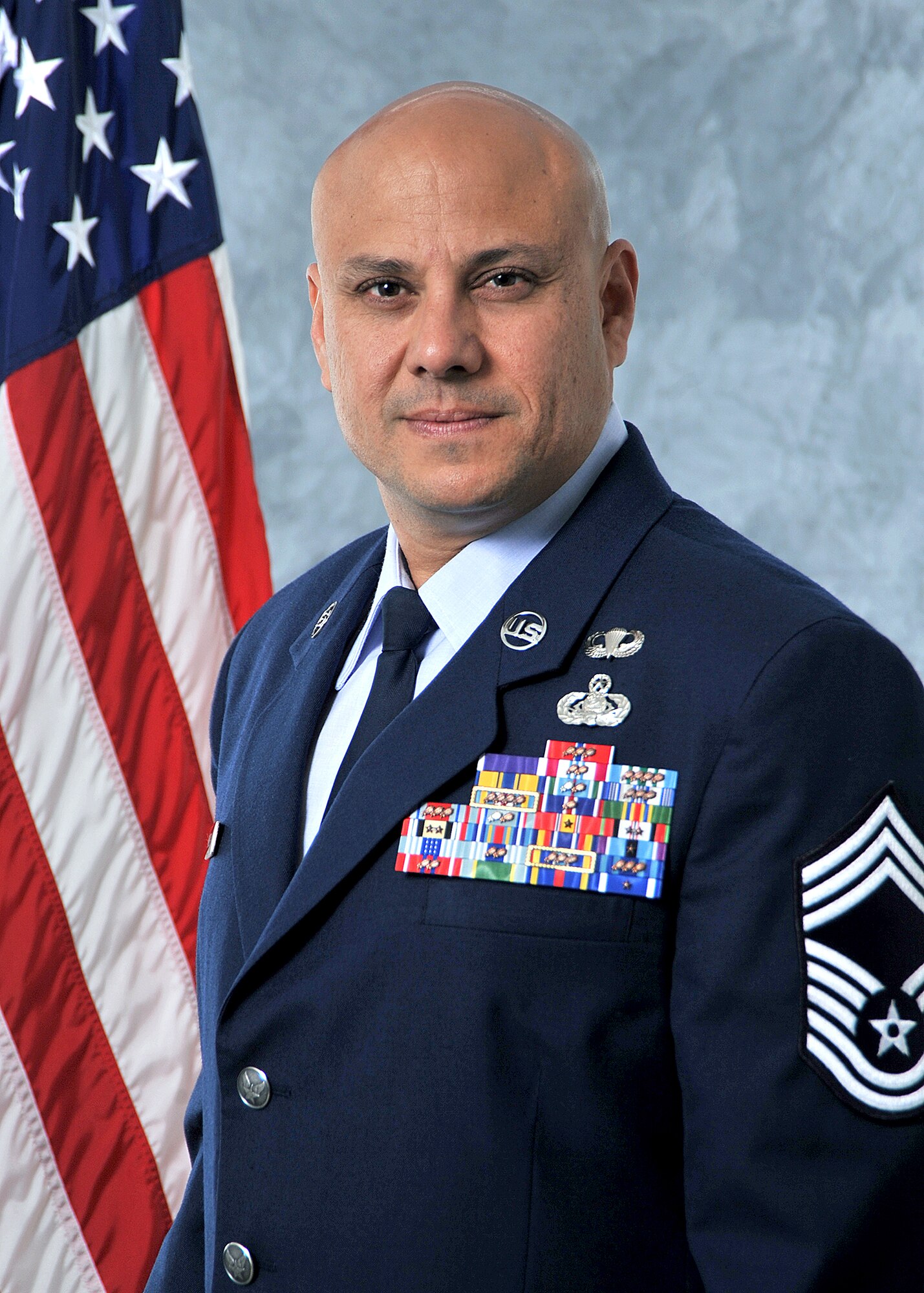 Chief Master Sgt. Zaki Mazid, 9th Communications Squadron. 