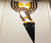 341st Munitions Squadron team members completed a mural at Malmstrom Air Force Base’s Weapons Storage Area in February 2015. The mural portrays the squadron’s pride in the mission it accomplishes each day. (Courtesy photo)