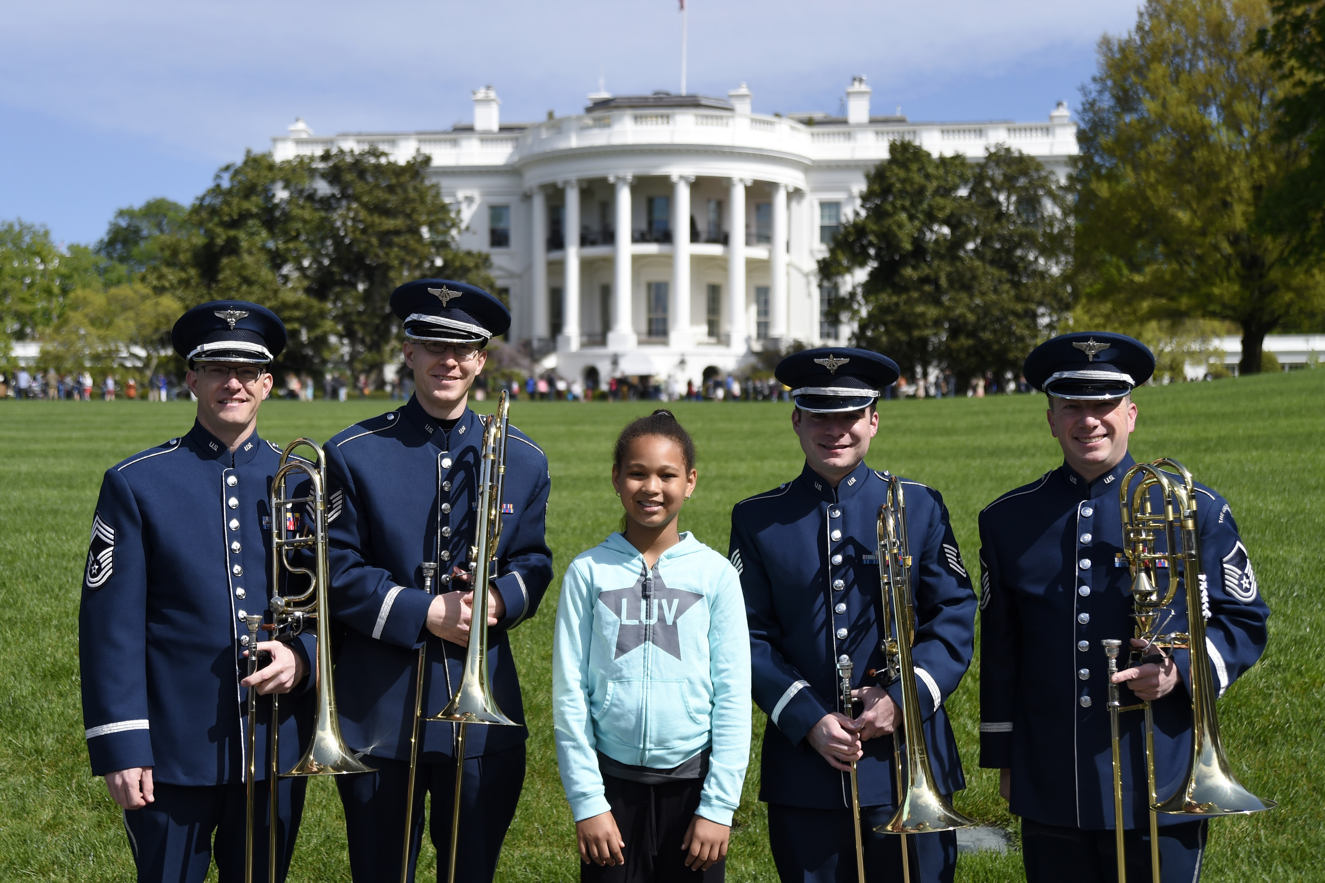 Air Force Band Performs At White House