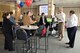 Staff from the offices of four members of Ohio’s U.S. House of Representatives and Ohio’s senior U.S. Senator listen as Bruce Bille, Second Vice President of the USO of Northern Ohio and Youngstown Air Reserve Station USO Support Office Director, explains the features of the new USO Lounge at YARS following a Congressional Flight that departed from and returned here, April 10, 2015. Staffers from the offices of U.S. House of Representatives members Bill Johnson (6th district); Bob Gibbs (7th District); Michael Turner (10th District) and Tim Ryan (13th district) as well as Senator Sherrod Brown participated in the event. According to Department of Defense (DoD) regulations, these flights are held in the best interest of DoD, Air Force (AF) and Air Force Reserve Command (AFRC) public affairs objectives and the invited congressional members or staffers can make positive contributions to the public's understanding of the roles and missions of the DoD, AF and AFRC. (U.S. Air Force photo/Master Sgt. Bob Barko, Jr.)