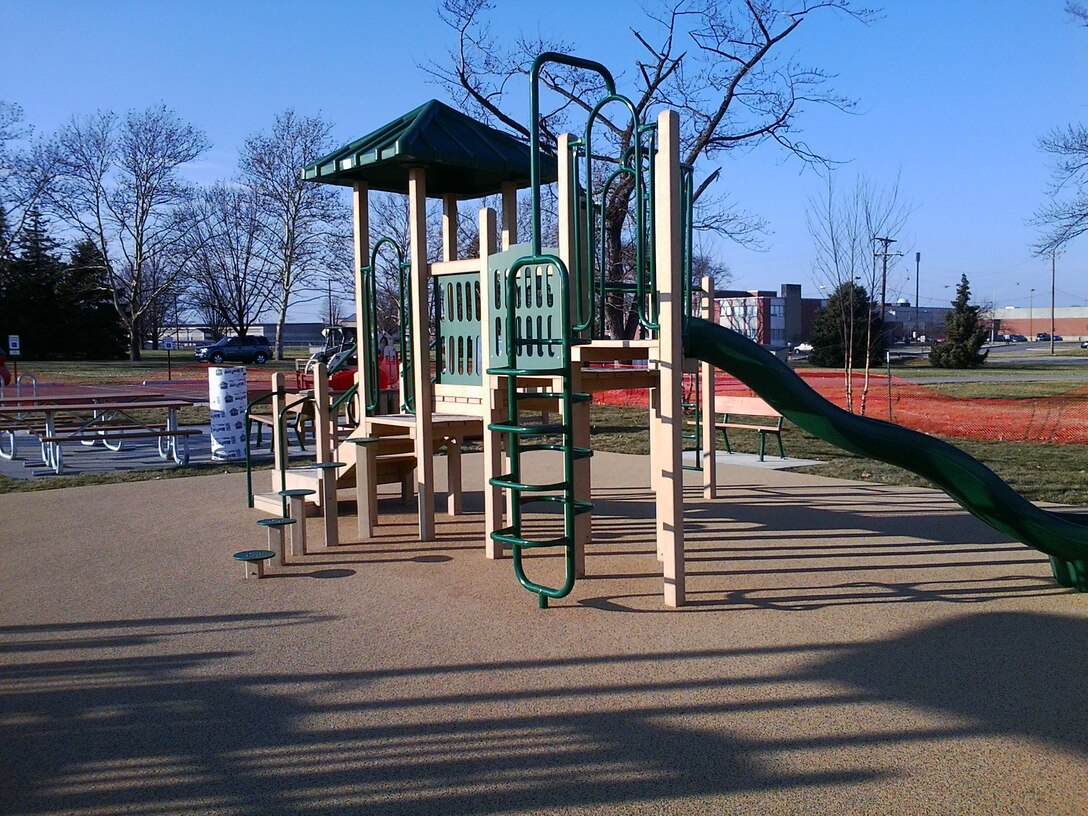 The Corps recently completed this ADA accessible community park at Wright-Patterson Air Force Base, Dayton, Ohio.