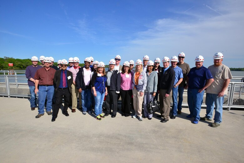 A group of the country’s top power brokers attending their 2015 spring conference for the federal utility partnership working group, toured the Old Hickory power plant, Lock and Dam today.  