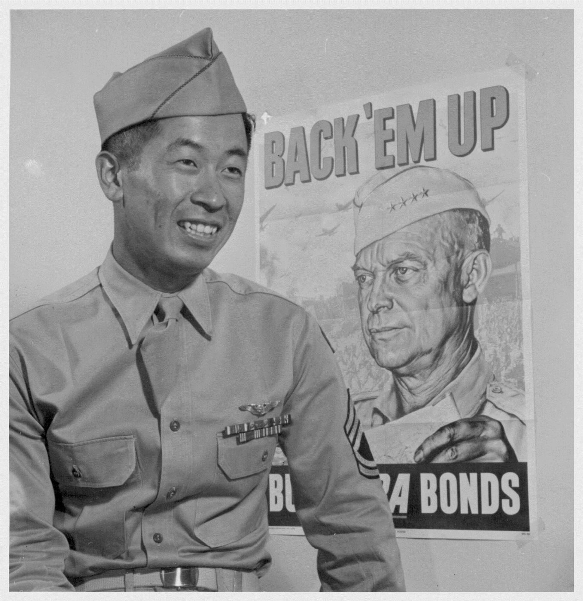Tech. Sgt. Ben Kuroki poses for a picture at Denver, Colo., June 26, 1944. Kuroki flew a total of 58 combat missions during World War II. (Courtesy photo)