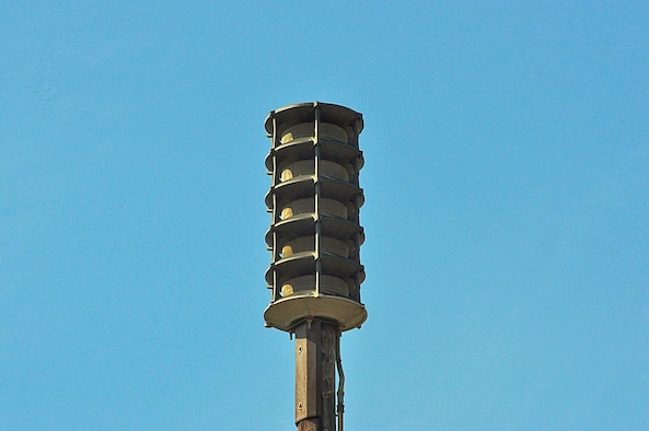 Wright-Patterson AFB will be conducting readiness exercises May 4-8 that will include using the base's Giant Voice speakers and alert sirens.  