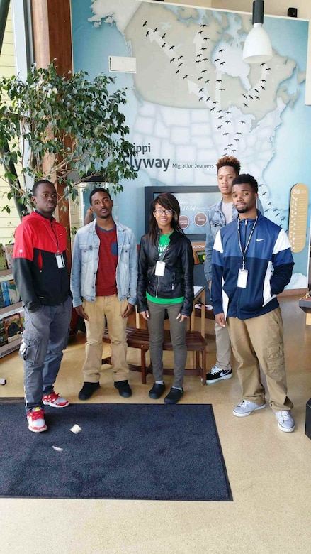 Five student interns from the Clyde C. Miller Academy in St. Louis, Mo., worked in various departments in the St. Louis District office. The students gained real-world experiences and applied skills they have learned in the classroom. During their time with the District, the interns learned how to communicate effectively in the workplace, pay attention to detail, prepare for briefings, and work as a team.