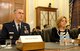 Secretary of the Air Force Deborah Lee James and Gen. John E. Hyten, commander of Air Force Space Command, testify before the Senate Armed Services Committee, Subcommittee on Strategic Forces in Washington, D.C., April 29, 2015. James stated during the hearing that space-based capabilities and effects are vital to U.S. warfighting, homeland security and the country’s way of life. James and Hyten also testified with Cristina T. Chaplain, director of Acquisition and Sourcing Management Government Accountability Office. (U.S. Air Force photo/Scott M. Ash)
