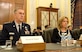 Secretary of the Air Force Deborah Lee James and Gen. John E. Hyten, commander of Air Force Space Command, testify before the Senate Armed Services Committee, Subcommittee on Strategic Forces in Washington, D.C., April 29, 2015. James stated during the hearing that space-based capabilities and effects are vital to U.S. warfighting, homeland security and the country’s way of life. James and Hyten also testified with Cristina T. Chaplain, director of Acquisition and Sourcing Management Government Accountability Office. (U.S. Air Force photo/Scott M. Ash)
