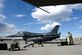 U.S. Air Force Tech. Sgt. Andrew Limke, a 113th Wing, District of Columbia Air National Guard crew chief, works on an F-16 Fighting Falcon at Eielson Air Force Base, Alaska, April 27, 2015. The unit is preparing to participate in RED FLAG-Alaska 15-2 large-force employment training. (U.S. Air Force photo by Staff Sgt. Shawn Nickel/Released)