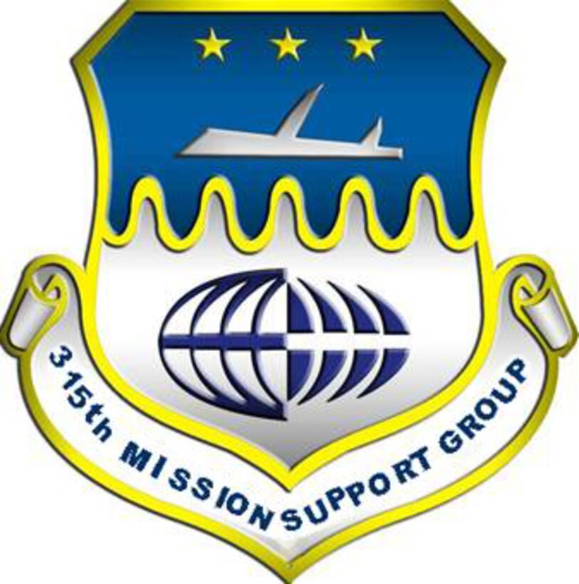 315th Mission Support Group patch.