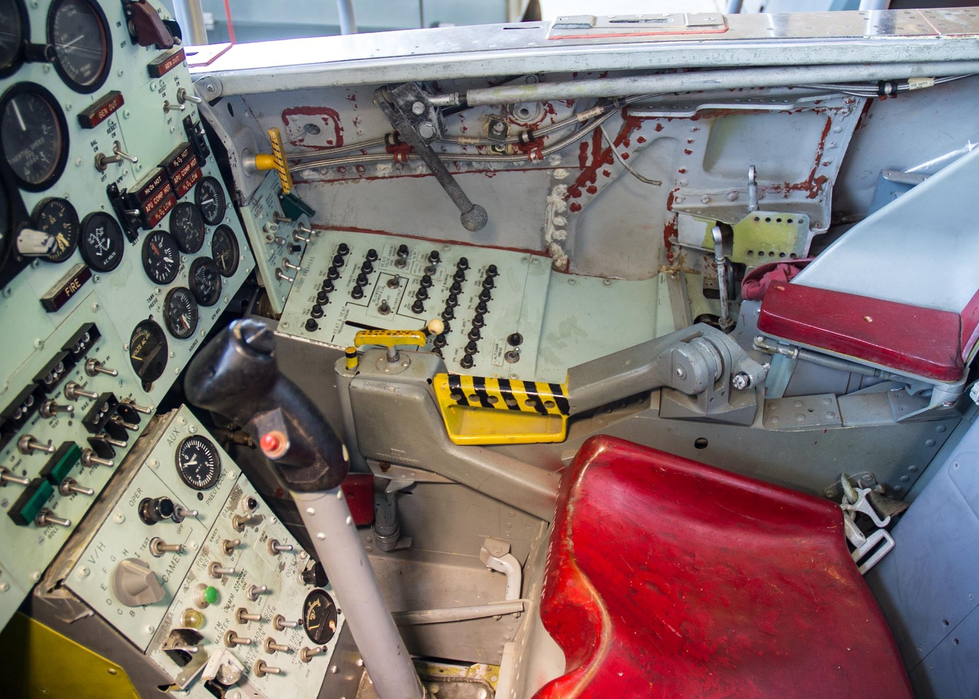 DAYTON, Ohio -- North American X-15A-2 cockpit at the National Museum of the United States Air Force. (U.S. Air Force photo)