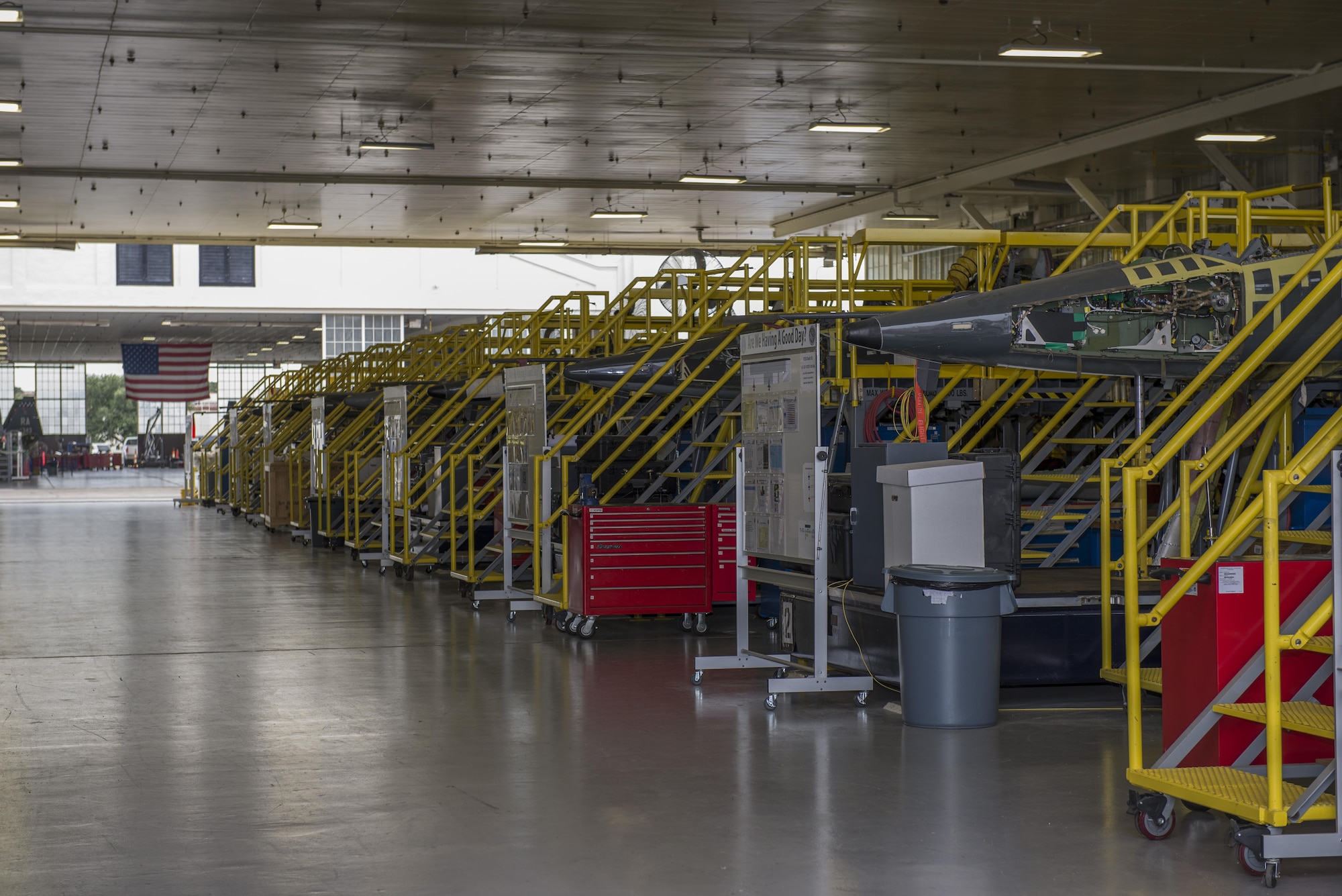 T-38 Talons receive Pacer Classic III modifications July 31, 2015, at Joint Base San Antonio-Randolph, Texas. Pacer Classic III is intended to ensure structural airworthiness of 150 T-38C aircraft and maintain T-38C fleet viability until 2029 and provides a bridge to the Air Force's future trainer aircraft. (U.S. Air Force photo by Airman 1st Class Stormy Archer)