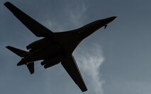 A B-1 bomber is scheduled to fly over over Main Street in Sturgis, S.D., at 3 p.m., Aug. 4 as part of the 15th Annual Veterans Recognition Ceremony. The flyover will cap off an event formally recognizing four South Dakota veterans - one each from World War II, the Korean War, Vietnam War and Gulf War - and their families for their service. (U.S. Air Force photo by Staff Sgt. Perry Aston/Released)

