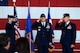 U.S. Air Force Gen. Hawk Carlisle, left, commander of Air Combat Command, and Maj. Gen. Mark Kelly, right, incoming 9th Air Force commander, salute Maj. Gen. H. D. Polumbo Jr., center, the outgoing 9th Air Force commander, during the playing of “Ruffles and Flourishes” during the change of command ceremony at Shaw Air Force Base, S.C.  July 31, 2015. The senior officer is usually saluted, but Carlisle deferred to Polumbo in honor of Polumbo’s retirement, culminating a 34-year Air Force career. (U.S. Air Force photo by Senior Airman Diana Cossaboom/Released) 