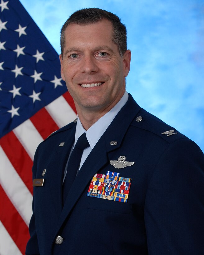 Col. David P. Garfield has been selected to be the next commander of the 482nd Fighter Wing. Brig. Gen. Chris Funk will officially pass command to Garfield in a change of command ceremony Sept. 13. (U.S. Air Force photo)
