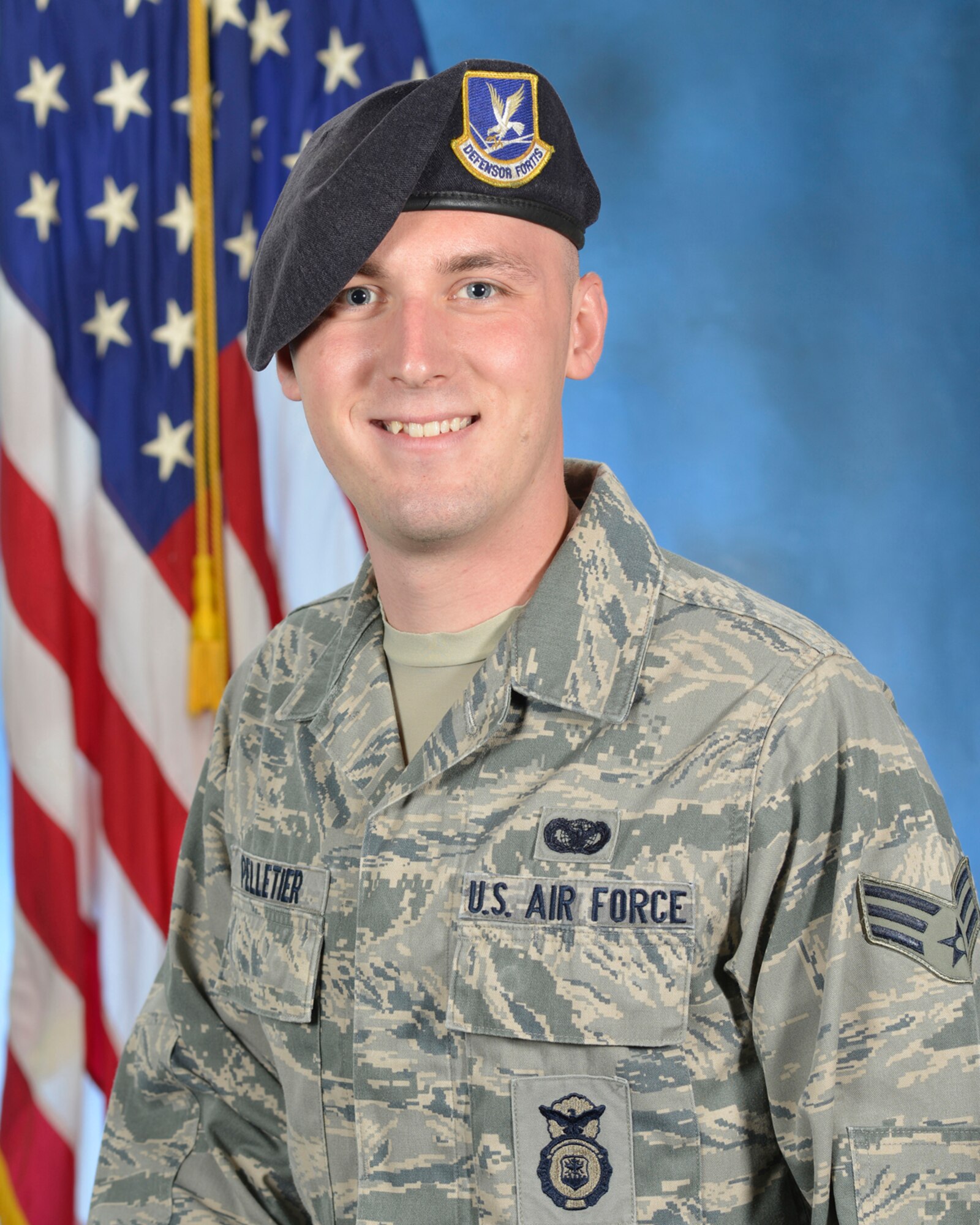 Senior Airman Kory D. Pelletier, 66th Security Force Squadron, was named the Commandant Award winner during the Airman Leadership School graduation ceremony at the Minuteman Commons July 31. This award is presented to a student who displays all the characteristics of an effective leader, but is not based on academic performance. The ALS commandant is the final determining factor who is presented this award. (U.S. Air Force photo by Linda LaBonte Britt)