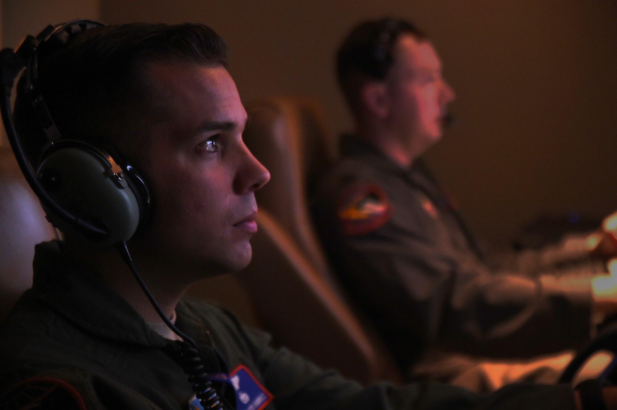 Staff Sgt. Lloyd, 18th Reconnaissance Squadron MQ-1 Predator sensor operator, flies a remotely piloted aircraft training sortie in support of Red Flag 15-3 at Creech Air Force Base, Nevada on July 23, 2015. The goal of participating in Red Flag exercises is to fully integrate RPAs into large force exercises (LFEs), to include educating major weapon systems (MWS) communities on the RPA capabilities. (U.S. Air Force photo by Tech. Sgt. Nadine Barclay)