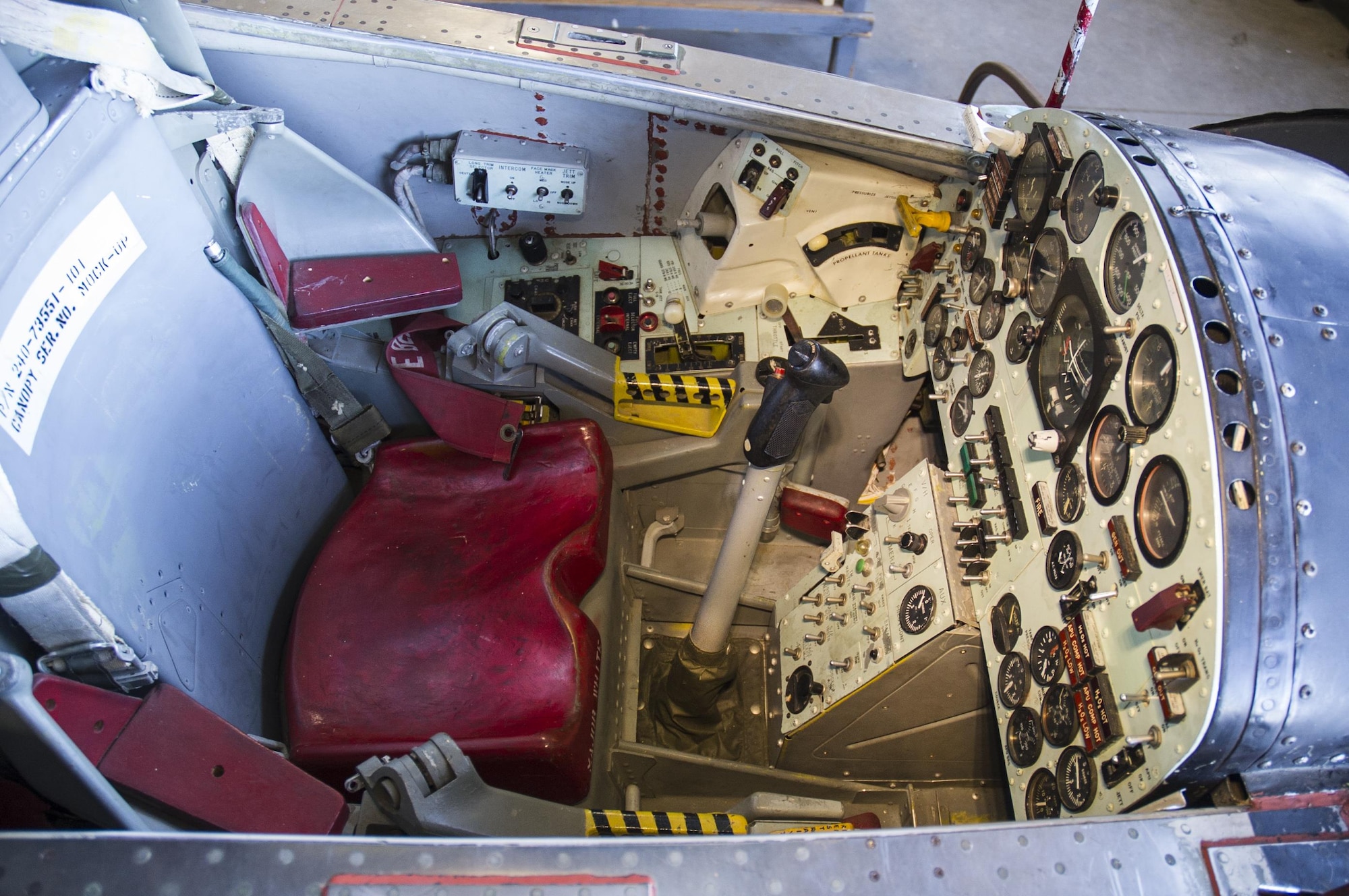 DAYTON, Ohio -- North American X-15A-2 cockpit at the National Museum of the United States Air Force. (U.S. Air Force photo)