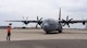 A C-130J Super Hercules, assigned to the California Air National Guard's 146th Airlift Wing, taxis to a reload 