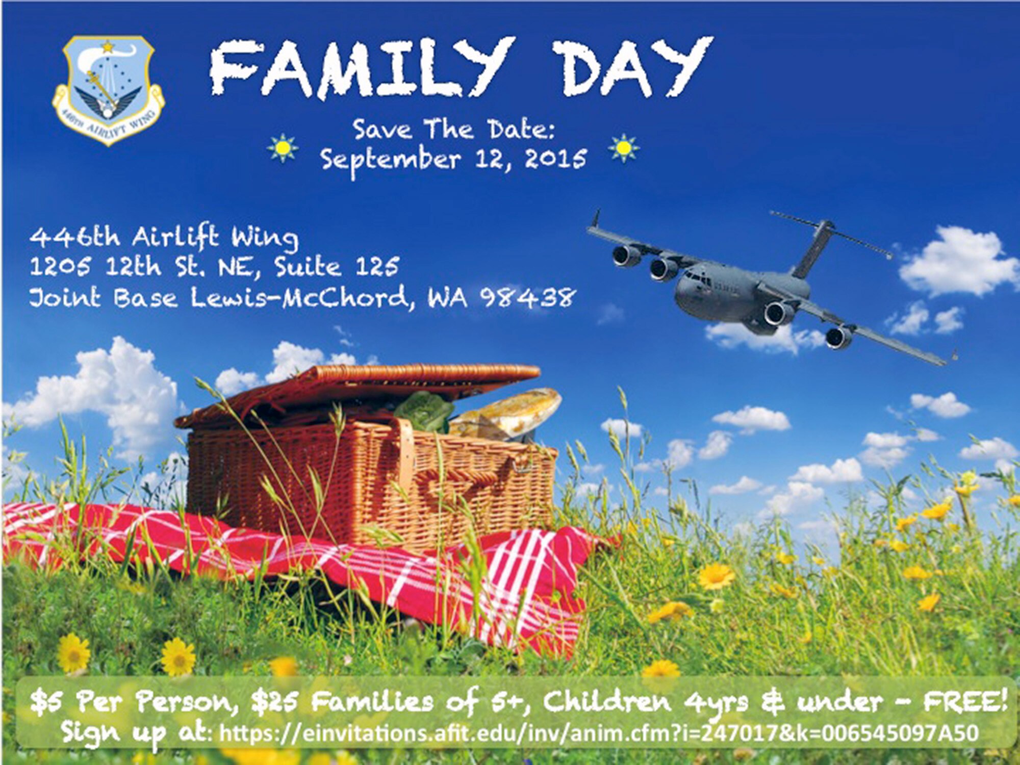 This year’s wing Family Day Event is Sept. 12, during the UTA weekend. 