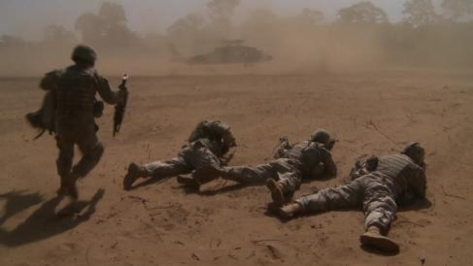 Soldiers from Charlie Company, 125th Infantry Regiment, with support from Bravo Company, 1-147 Aviation, Michigan National Guard, conduct an infiltration/exfiltration mission at Camp Grayling Joint Maneuver Training Center July 27, 2015 as part of Exercise Northern Strike 2015. The UH-60 Blackhawk crew also refueled at a Forward Area Refueling Point halfway through the mission. Northern Strike will combine ground and air capabilities that will bring together aircraft from more than a dozen units and service members from 25 states and four coalition countries from July 13 to August 1 on Camp Grayling, Alpena and in Rogers City. Northern Strike is the only exercise of this size and scope for the Michigan Guard and will integrate ground based weapons systems like mortars and artillery with attack aircraft to support maneuver forces on the ground. (U.S. Air Force video by SSgt. Ashley Manz/Released).
Video Available: https://www.dvidshub.net/video/417714/northern-strike-15#.VcD8YhHJB0Q