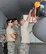 Members from the 9th Civil Engineer Squadron Explosive Ordinance Disposal Flight, receive training on the F-15 Eagles loading pins from a member from the 173rd Fighter Wing at Kingsley Field Air National Guard Base, Oregon, July 31, 2015. Beale’s EOD received hands on training and provided safety support for Sentry Eagle 15 July 30 to Aug. 2, 2015. (U.S. Air Force photo by Airman 1st Class Ramon A. Adelan)