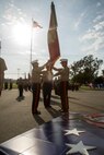 U.S. Marine Corps Maj. Gen. Lawrence D. Nicholson, right, 1st Marine Division Commanding General, relinquishes command to Brig. Gen. Daniel D. Yoo during a change of command ceremony at Marine Corps Base Camp Pendleton, Calif., July 30, 2015. Nicholson assumed command as the 79th Commanding General of 1st Marine Division on June 10, 2013. (U.S. Marine Corps photo by Sgt. Luis A. Vega/Released)