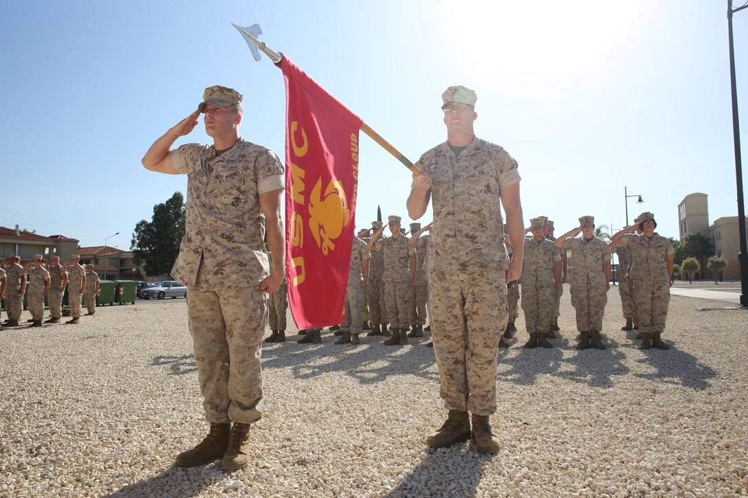 Combat Logistics Battalion 6 replaced Marine Wing Support Squadron 272 as Special-Purpose Marine Air-Ground Task Force Crisis Response-Africa Detachment A during a transfer of authority ceremony, July 30, aboard Naval Air Station Sigonella, Italy. The battalion will be responsible for executing theater security cooperation missions across the African continent. The Marines, sailors and Coast Guardsmen of SPMAGTF-CR-AF will work with partner nations to develop stronger relationships and increase stability across the continent by increasing the capabilities of the host nation militaries. The training will encompass everything from teaching host nation militaries infantry tactics and small-boat operations to convoy operations and vertical engineering.