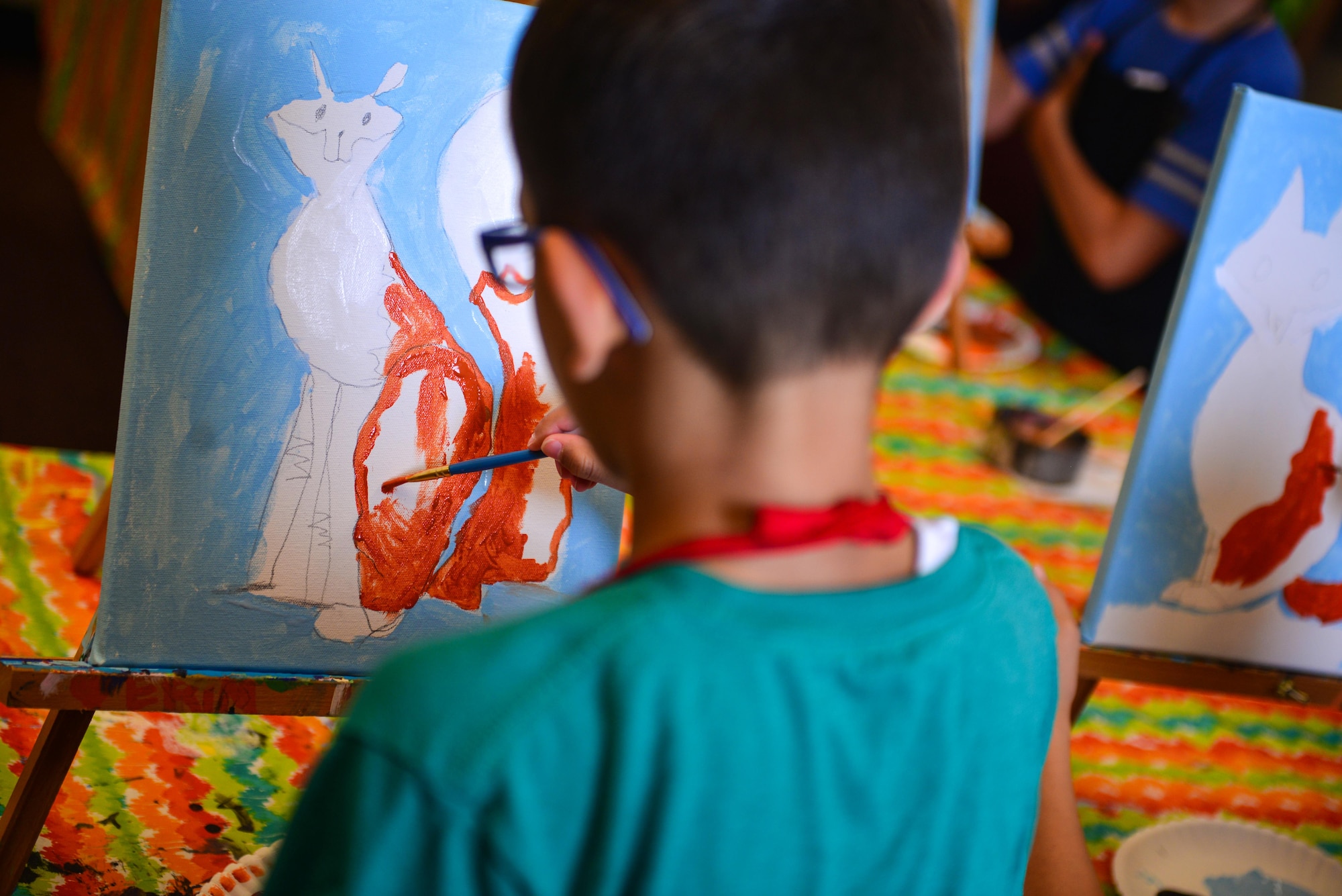 EFMP camp a creative approach to student connections > Cannon Air Force