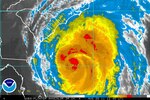 Satellite imagery of Hurricane Irene on Aug. 26, 2011.