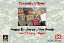 Congratulations to Huntsville's Center's August Employee of the Month Laura Lokey-Flippo.